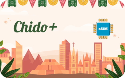 Chido+ 20 GB - 200 短信 - 200 分钟 - 30 天