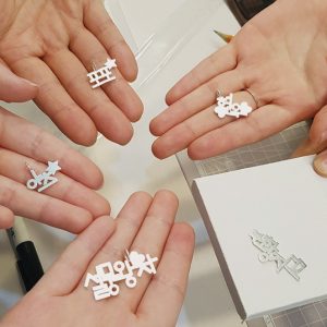 [Seoul Euljiro] Korean Alphabet(Hangul) Jewelry Making Experience [Lettering Jewelry Lab]